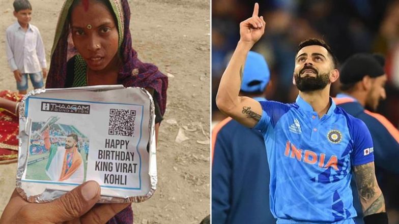 Happy Birthday Virat Kohli: Fan Offers Free Food To Needy People to Celebrate Star Indian Cricketer's 36th Birthday (See Pics)