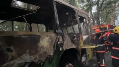 Empty KSRTC Bus on Sabarimala Route Catches Fire, No Injuries Reported