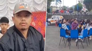 NEHU Students’ Protest: Tension at Shillong’s North Eastern Hill University As Hunger Strike Demanding VC Prabha Shankar Shukla’s Resignation Enters Third Day Despite His Assurance (Watch Video)