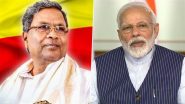 Karnataka CM Siddaramaiah Meets PM Narendra Modi, Demands More Central Assistance on Critical Issues