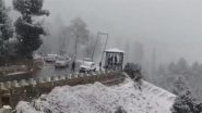 Snowfall in Betab Valley: Tourists Enjoy As Pehalgam in Jammu and Kashmir’s Anantnag Receives First Snowfall of Season, Video Surfaces