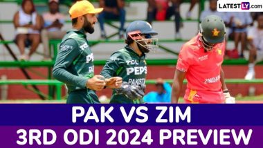 Pakistan vs Zimbabwe 3rd ODI 2024 Preview: Likely Playing XIs, Key Battles, H2H and Other Details