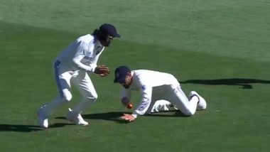 Virat Kohli Drops Easy Catch of Marnus Labuschagne In Slip Cordon Off Jasprit Bumrah's Bowling During IND vs AUS 1st Test (Watch Video)