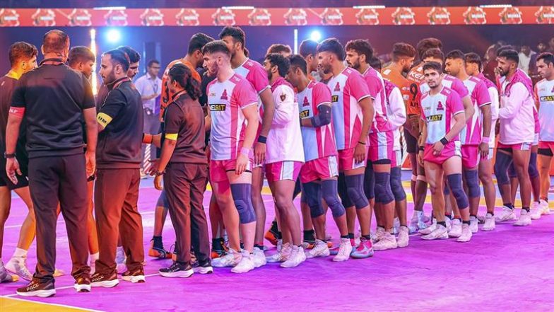 Pro Kabaddi League 2024 Live Streaming Free Online: How to Watch Jaipur Pink Panthers vs UP Yoddhas PKL 11 Match on Mobile and TV Channel Telecast