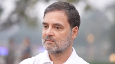 'National Emergency': Rahul Gandhi Calls North India's Air Pollution a Public Health Crisis, Urges Collective Action to Protect Children, Elderly, and India's Reputation (Watch Video)