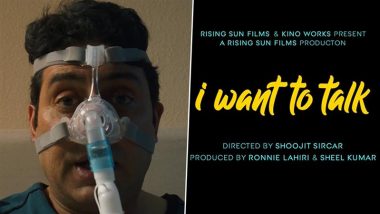 ‘To Chew or Not To Chew?’ Abhishek Bachchan’s Arjun From ‘I Want To Talk’ Wears an Oxygen Mask in New Promo; Film Releases on November 22 (Watch Video)