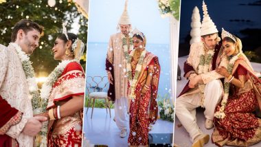 Sreejita De and Michael Blohm-Pape Renew Their Vows in a Traditional Bengali Wedding in Goa – See Pictures From Their Marriage Ceremony