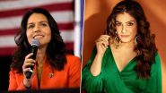 ‘Low Level Journalism’: Raveena Tandon Slams News Portal for Calling Tulsi Gabbard ‘Devotee of an Obscure Religious Cult’