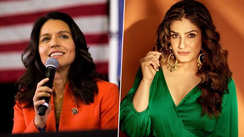 ‘Low Level Journalism’: Raveena Tandon Slams News Portal for Calling Tulsi Gabbard ‘Devotee of an Obscure Religious Cult’