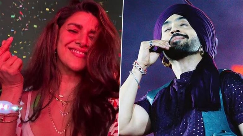 ‘Tusi Aeye C? Stage Te Aa Jana C’: Diljit Dosanjh Reacts to Nimrat Kaur’s Photo Dump From His Dil-Luminati Concert in Pune; Check Out the Actress’ Response