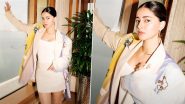 Ananya Panday Redefines Power Dressing in Oversized Ombre Co-Ord Set, Actress’ Effortless Charm in Stunning Pictures Is Unmissable