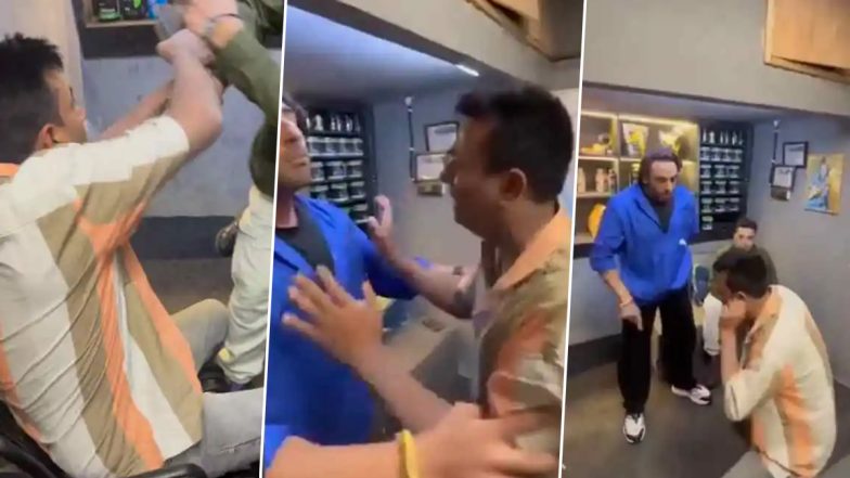 Video of ‘Bigg Boss’ Fame Puneet Superstar Brutally Getting Slapped and Beaten by Influencer Pradeep Dhaka Goes Viral – WATCH