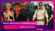 Kartik Aaryan&rsquo;s &lsquo;Bhool Bhulaiyaa 3&rsquo; vs Ajay Devgn&rsquo;s &lsquo;Singham Again&rsquo;; Find Out What Critics Are Saying About the Diwali Releases!