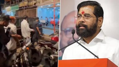 ‘Gaddar’: Maharashtra CM Eknath Shinde Enters Congress Candidate Naseem Khan’s Office, Confronts Party Workers Over ‘Traitor’ Jab After His Convoy Interrupted in Mumbai’s Chandivali (Watch Video)