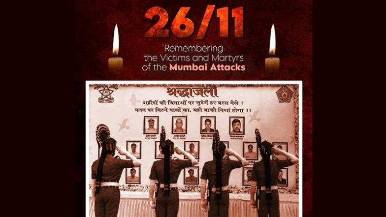 26/11 Mumbai Terror Attack: BJP, Congress, Politicians Pay Tributes To Martyrs and Victims of 2008 Mumbai Terror Attack by Pakistani Terrorists That Shook Entire India