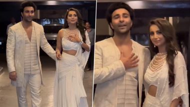 Aadar Jain and Alekha Advani Look Completely in Love During First Appearance After Roka Ceremony (Watch Video)