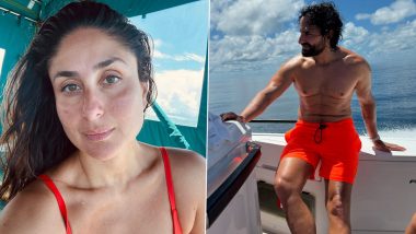 Bikini-Clad Kareena Kapoor Khan and Shirtless Saif Ali Khan Are Too Hot to Handle in Beach Vacation Pics!