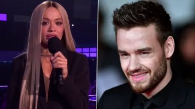 Liam Payne Death: Rita Ora Pays Emotional Tribute to Old Friend and Former One Direction Member at the 2024 MTV European Music Awards (Watch Video)