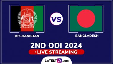 Afghanistan vs Bangladesh Free Live Streaming Online, 2nd ODI 2024: How To Watch AFG vs BAN Cricket Match Live Telecast on TV?