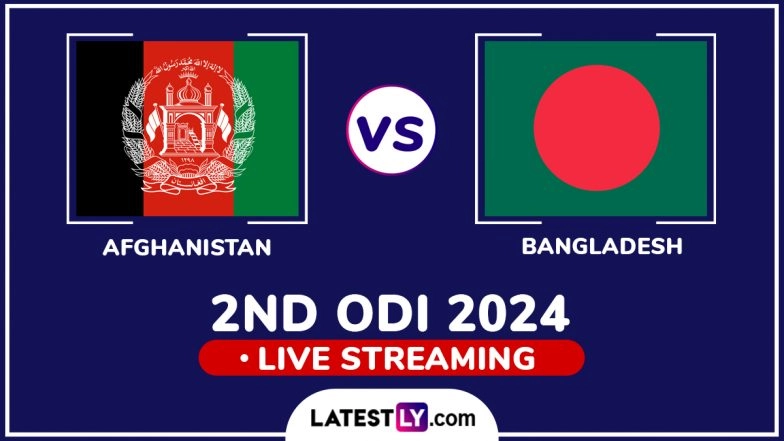 Afghanistan vs Bangladesh Free Live Streaming Online, 2nd ODI 2024: How To Watch AFG vs BAN Cricket Match Live Telecast on TV?