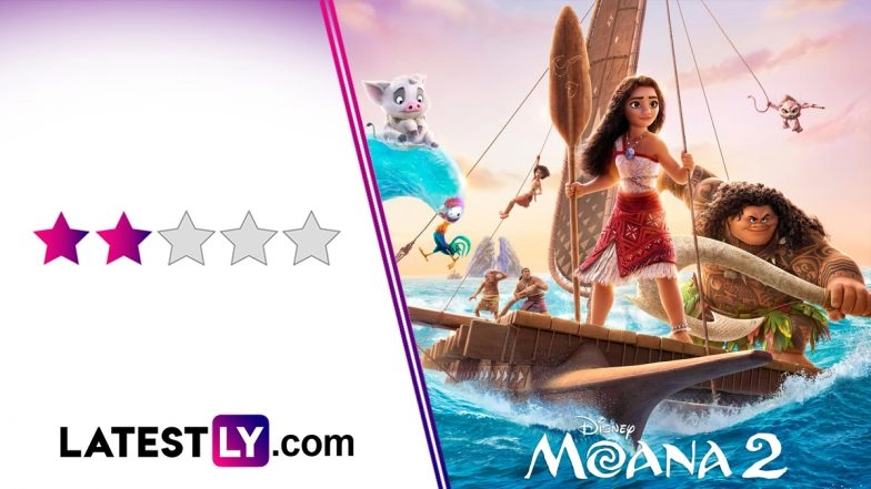 &lsquo;Moana 2&rsquo; Movie Review: Despite Its Gorgeous Visuals, Auliʻi Cravalho and Dwayne Johnson&rsquo;s Animated Sequel Feels Lost at Sea This Time! (LatestLY Exclusive)