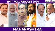 Maharashtra Exit Poll Results 2024 by Chanakya Strategies: BJP-Led Mahayuti Projected to Win 152-160 Seats, MVA Trails Behind; Check Party-Wise Seat Numbers Here