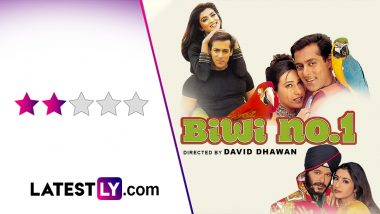 ‘Biwi No 1’ Movie Review: Salman Khan, Karishma Kapoor and Sushmita Sen’s Nostalgic Hit Has Expectedly Aged Like Sour Milk (LatestLY Exclusive)