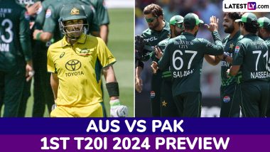 Australia vs Pakistan 1st T20I 2024 Preview: Likely Playing XIs and More