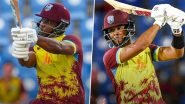 West Indies Beat England by Five Wickets; Evin Lewis and Shai Hope Shine as Windies Register Their Second Highest Run Chase in T20I