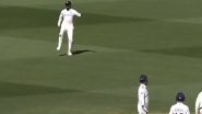 Indian Cricketer KL Rahul Showcases His Football Skills With Cricket Ball During IND vs AUS 1st Test Day 4 (Watch Video)