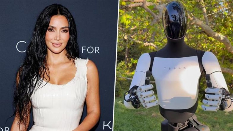 Kim Kardashian Introduces Fans to Her New Tesla Bot ‘Friend’ and Shares Sneak Peeks of the Cybercab (View Pics)