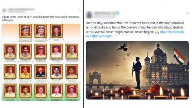 26/11 Mumbai Terror Attacks: Netizens Pay Tributes To the Brave Hearts