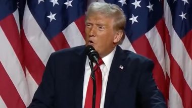 Donald Trump Promises To Bring ‘Golden Age’ for America and ‘Heal’ Nation As He All Set To Win US Presidential Election (Watch Video)