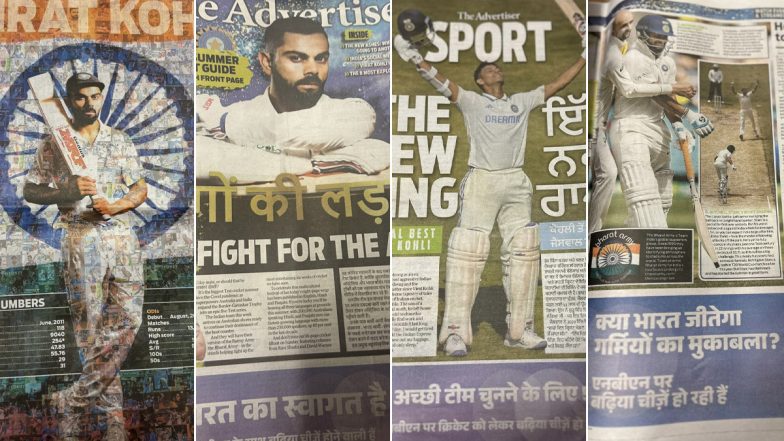 IND vs AUS: Virat Kohli, Yashasvi Jaiswal Dominate Australian Newspapers With Hindi and Punjabi Headlines Ahead of BGT 2024-25