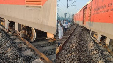 Train Derailment in West Bengal: 3 Coaches of 22850 Secunderabad-Shalimar SF Express Derail Near Nalpur Station, No Casualties (Watch Video)