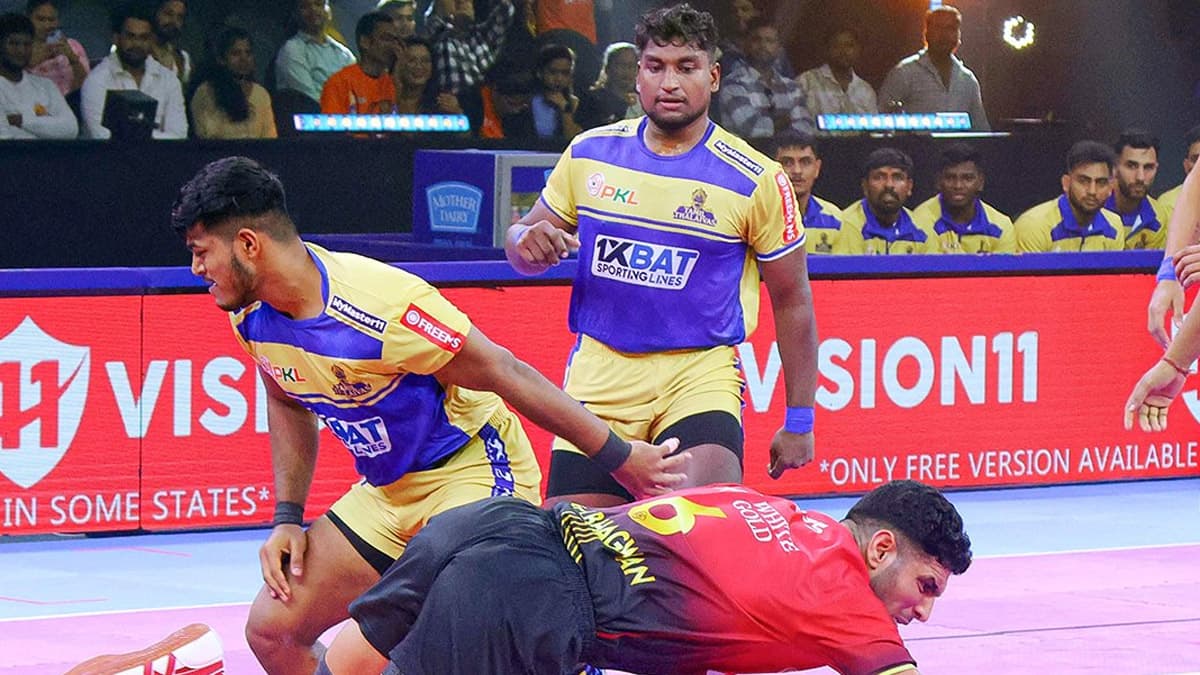 PKL 2024: Bengaluru Bulls Clinch a Thrilling Victory Against Tamil Thailavas 