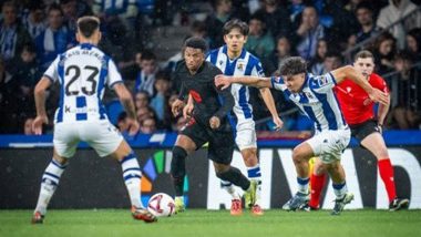 Real Sociedad 1-0 Barcelona, La Liga 2024-25: Sheraldo Becker Scores as Hansi Flick’s Side Drop Points