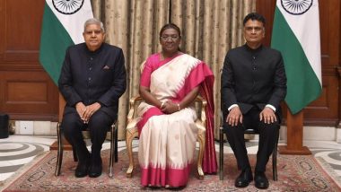 Sanjay Murthy Takes Charge As CAG of India: President Droupadi Murmu Administers Oath to Newly Appointed Comptroller and Auditor General (See Pics and Video)