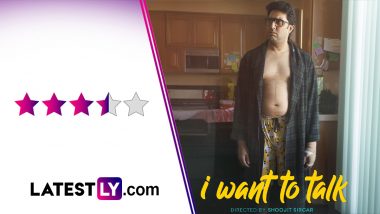 ‘I Want To Talk’ Movie Review: Abhishek Bachchan Finds His Form Back in Shoojit Sircar’s Emotionally Resonant Drama That’s Also Surprisingly Funny (LatestLY Exclusive)