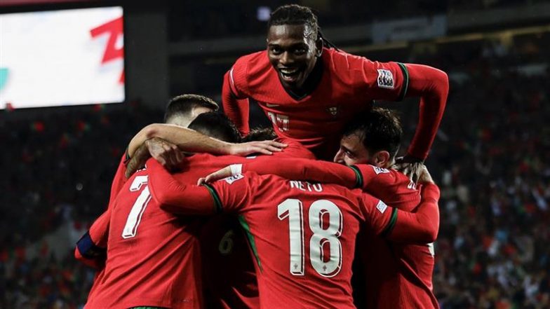 Cristiano Ronaldo Reacts As Portugal Defeat Poland to Stay 'Undefeated' in UEFA Nations League 2024-25 Competition (See Post)