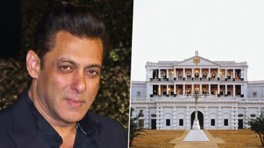 Revealed: Salman Khan’s ‘Sikandar’ Set From Hyderabad’s Taj Falaknuma Palace Hotel; Visuals From Bollywood Superstar’s Shoot Location Go Viral (See Pic and Watch Video)