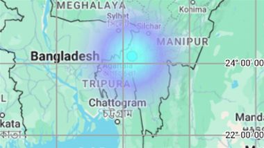 Earthquake in Tripura: Quake of Magnitude 3.6 on Richter Scale Strikes Northern Part of State, No Casualties Reported