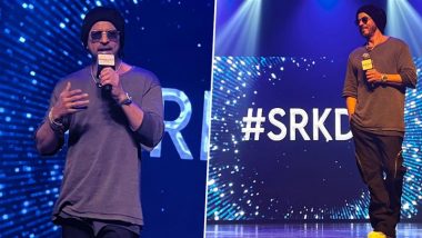 Shah Rukh Khan Captivates Fans With Timeless Style and Charisma at SRK Day Event on His 59th Birthday (Watch Videos & Pics)