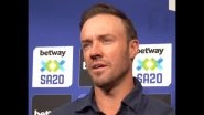 AB de Villiers Hopes BCCI Allows Indian Players To Compete in SA20