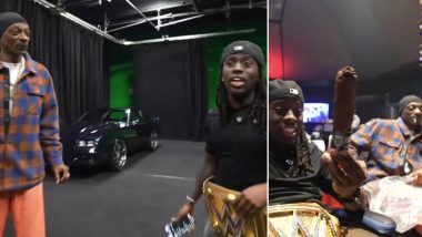 Kai Cenat Meets Snoop Dogg During Mafiathon 2: Rapper’s Mansion Tour, Giant Blunt To Smoke, Kobe Bryant’s Signed Shoe and More, Viral Videos Take Over the Internet