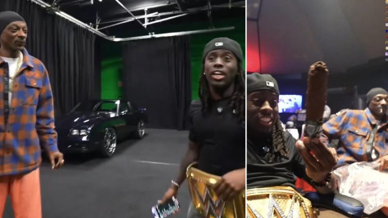 Kai Cenat Meets Snoop Dogg During Mafiathon 2: Rapper’s Mansion Tour, Giant Blunt To Smoke, Kobe Bryant’s Signed Shoe and More, Viral Videos Take Over the Internet