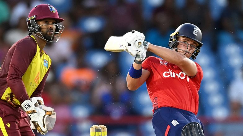 WI vs ENG 4th T20I 2024: Shai Hope, Evin Lewis Half-Centuries Power West Indies to Five-Wicket Win Over England