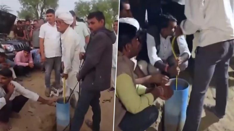 Rajasthan: 4-Year-Old Child’s Body Recovered From Borewell After 6-Hour Rescue in Barmer (Watch Video)