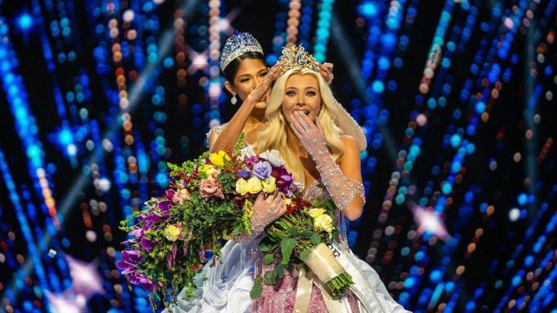 Miss Universe 2024 Victoria Kjær Theilvig Crowning Moment Video: Denmark Beauty Queen Wins the 73rd Miss Universe New Crown, See Pics