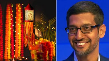 ‘Diwali Is One of My Favorite Times of the Year’: Google CEO Sundar Pichai Wishes Everyone Bright and Joyful Festival of Lights